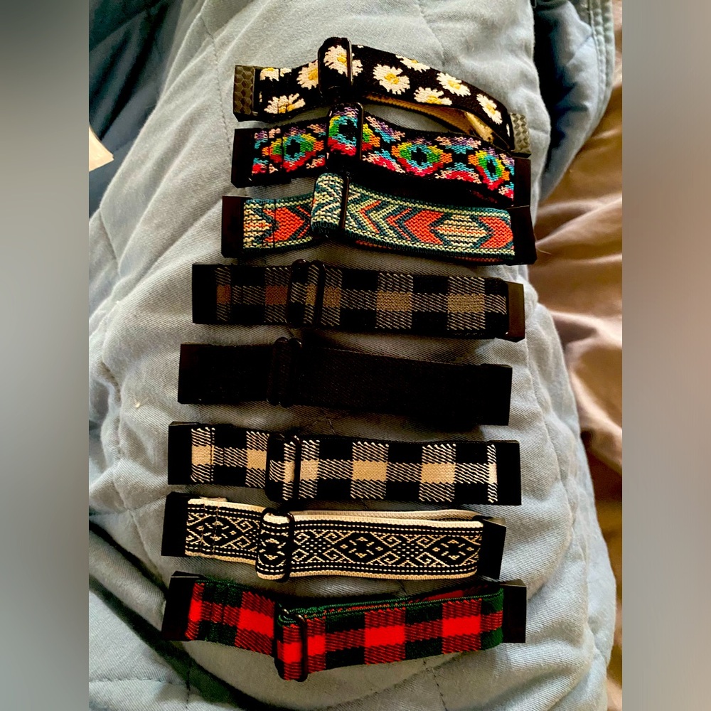Fit bit Charge straps. All 8